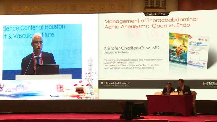 Kristofer Charlton：Management of Thoracoabdominal Aortic Aneurysms-Open vs Endo